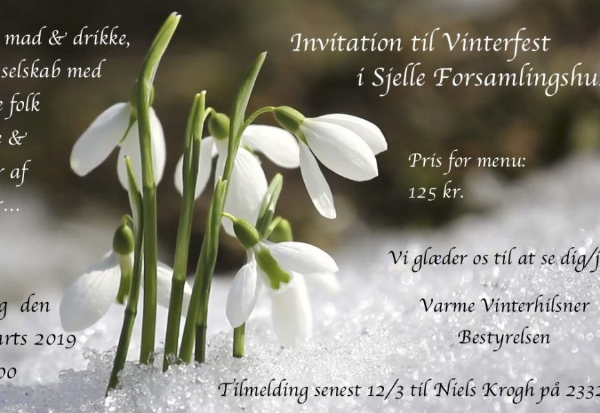 Vinterfest i Sjelle Forsamlingshus