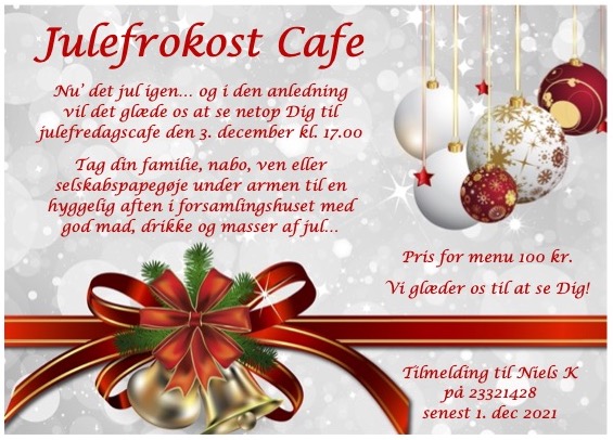 Julefrokost Café i Sjelle