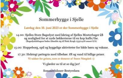 Sommerhygge i Sjelle 10. juni 2023 i Sjelle Forsamlingshus