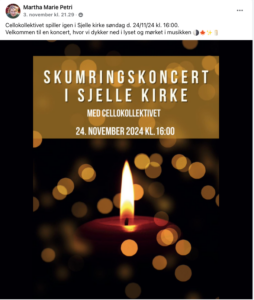 Skumringskoncert i Sjelle Kirke @ Sjelle Kirke